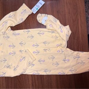 Carter's Yellow Onesie with Floral Design